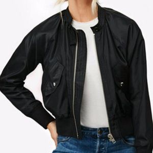 Free People midnight bomber jacket